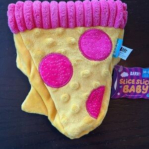 Bark Yellow and Pink Plush Dog Toy